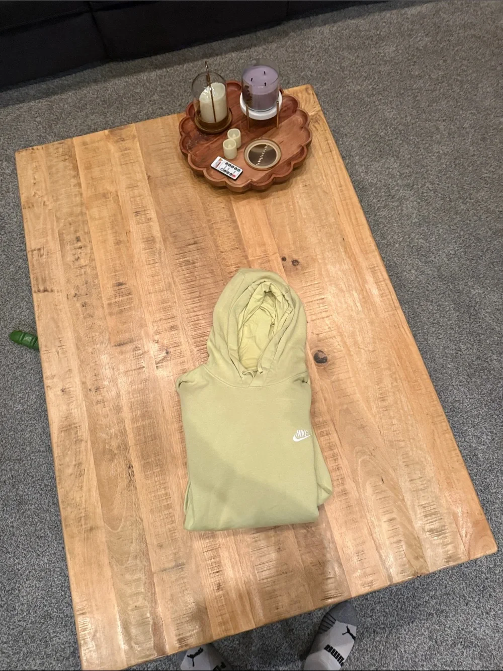 Nike Kids Light Green Hoodie